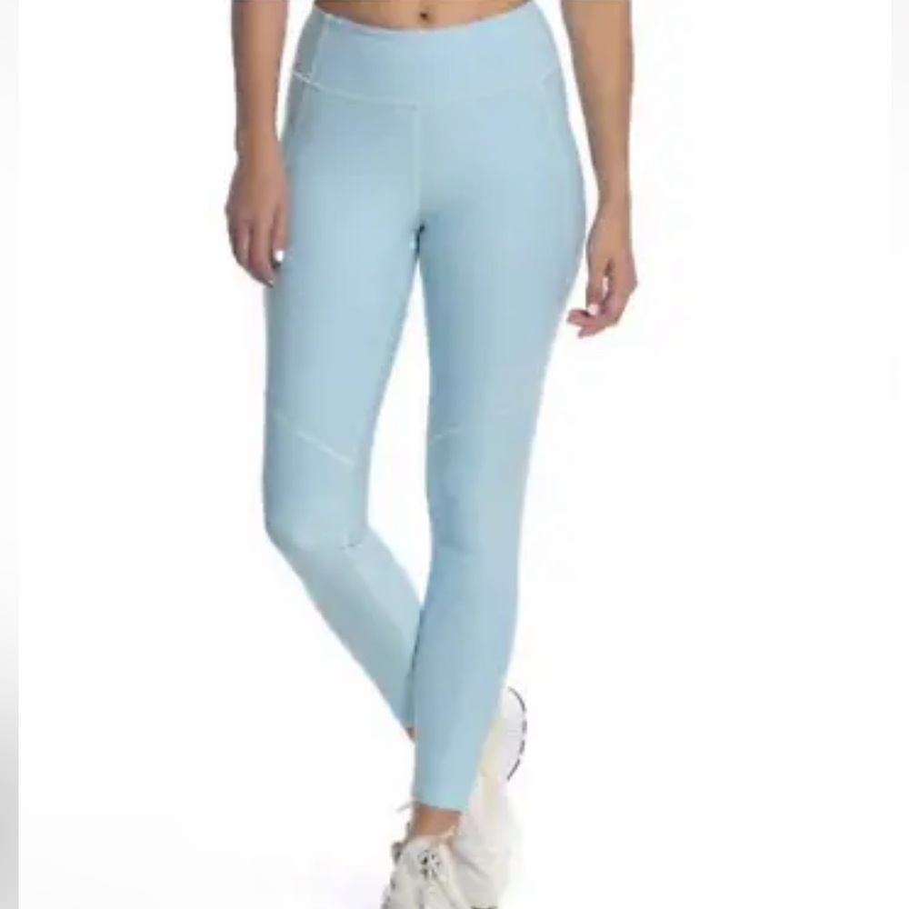 Outdoor Voices Tech Sweat Leggings Workout Gym Yoga Pants light blue Small
